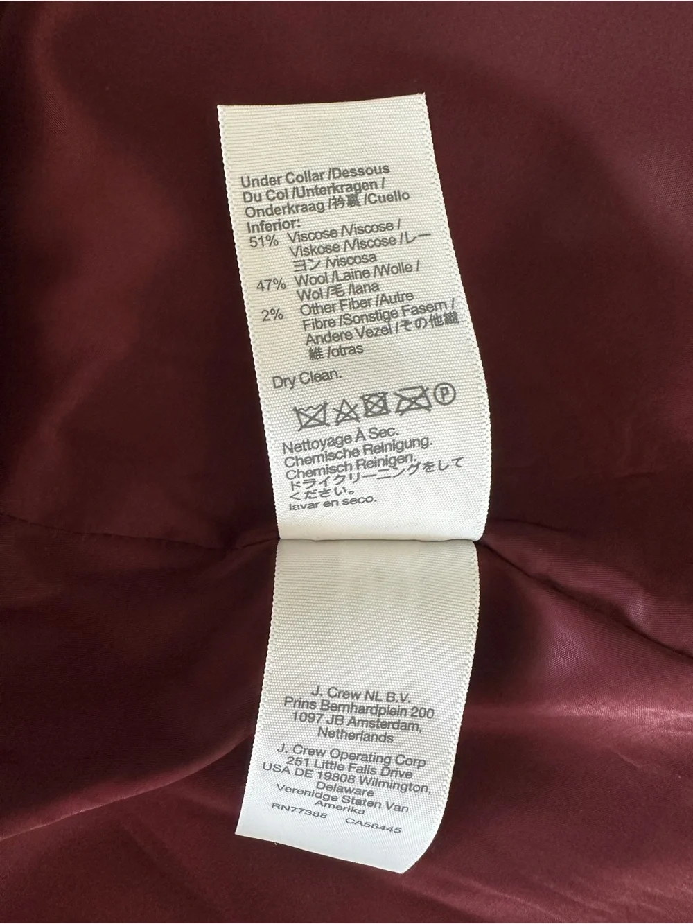 Madewell Women's Burgundy Single-Button Blazer Size 00 - Picture 10 of 14